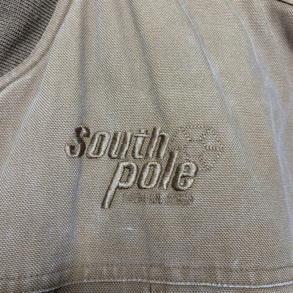 Vintage Southpole Y2K Puffer Carpenter Hybrid Jacket Mens XL Brown Water Repel - Picture 4 of 15
